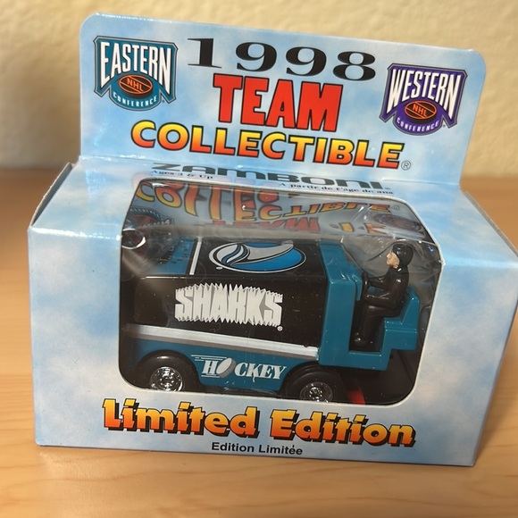 Hockey San Jose Sharks Collectibles 7 pc Bundle Bobblehead Zamboni Semi Truck - Picture 4 of 8